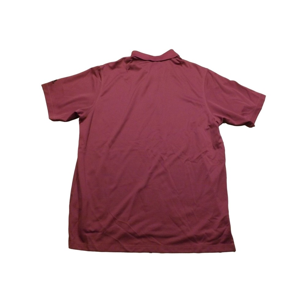 Adidas Golf Polo Mens XL Climalite Purple Short Sleeve 3 Button Collared Shirt - Picture 2 of 8
